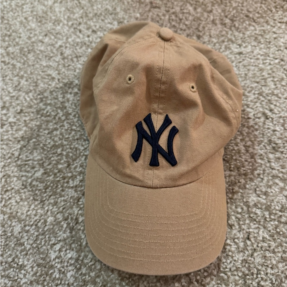 47 Brand Tan Cap with Embroidered Logo